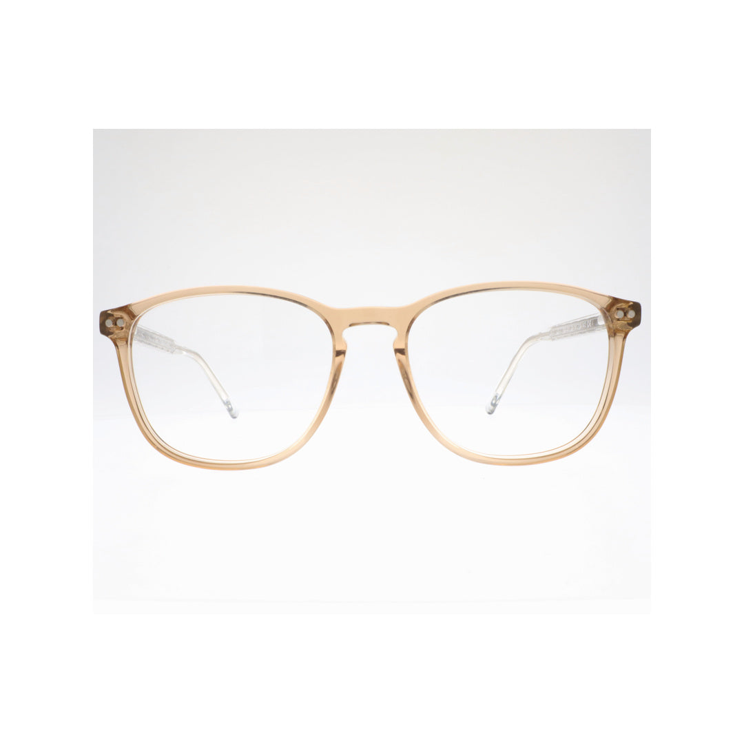 Joy Style For Unisex Eyeglasses Clip Square Shape Size 54 1285c4clip Light Brown
