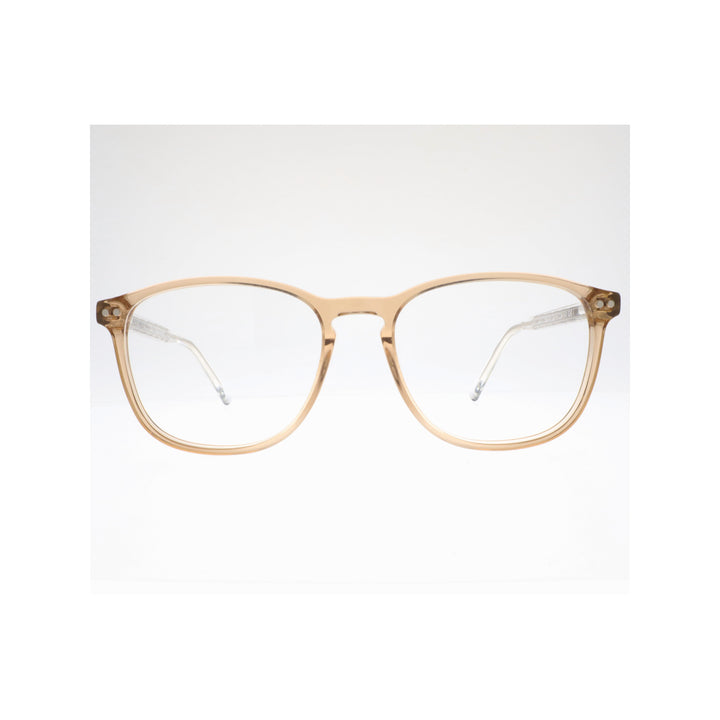 Joy Style For Unisex Eyeglasses Clip Square Shape Size 54 1285c4clip Light Brown