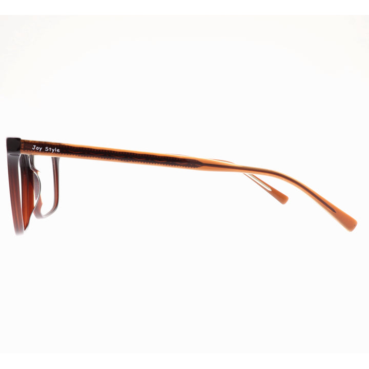 Joy Style For Unisex Eyeglasses Clip Square Shape Size 54 1287c3clip Brown