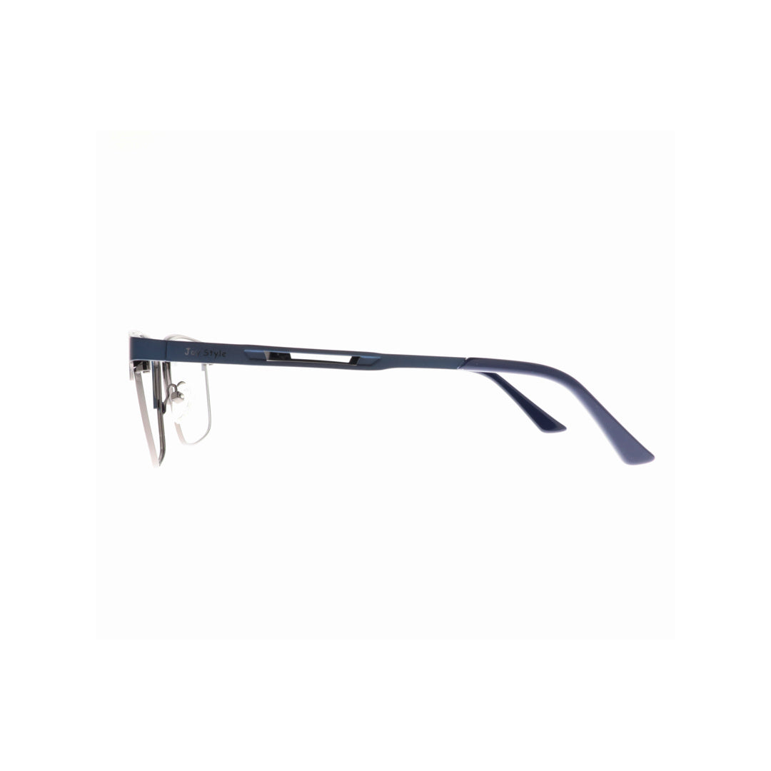 Joy Style For Unisex Eyeglasses Metal Square Shape 1167c5 Blue Bronze