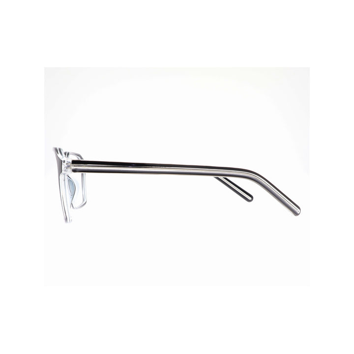 Joy Style For Unisex Eyeglasses Rectangular Shape Size 52 1889c2 Black Clear