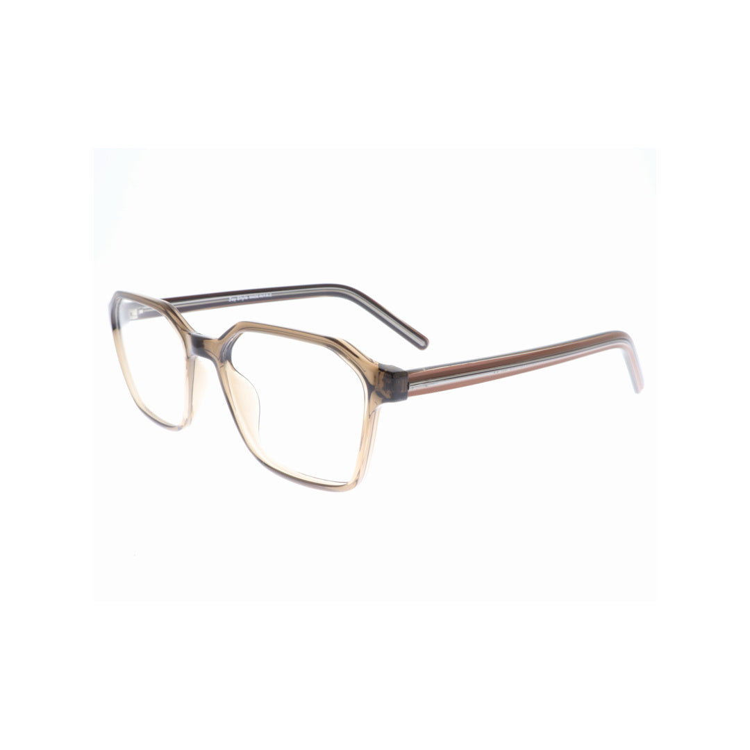 Joy Style For Unisex Eyeglasses Rectangular Shape Size 52 1889c6 Light Brown