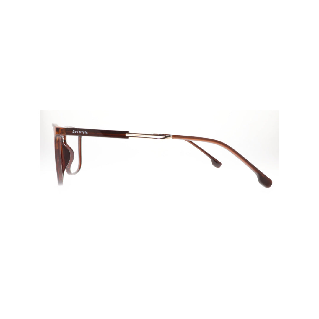 Joy Style For Unisex Eyeglasses Rectangular Shape Size 52 6802c3 Brown