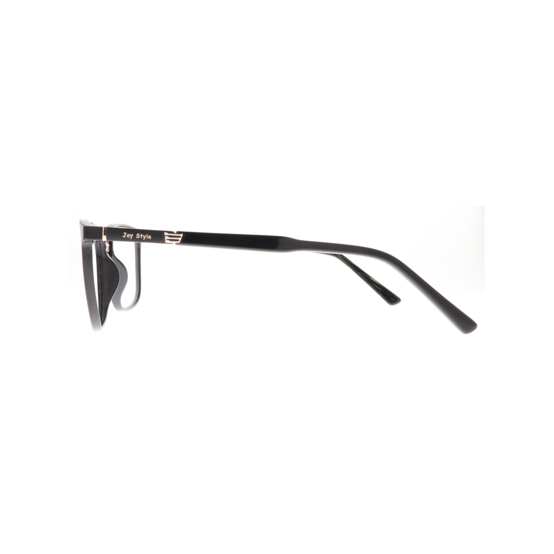 Joy Style For Unisex Eyeglasses Rectangular Shape Size 52 6805c1 Black