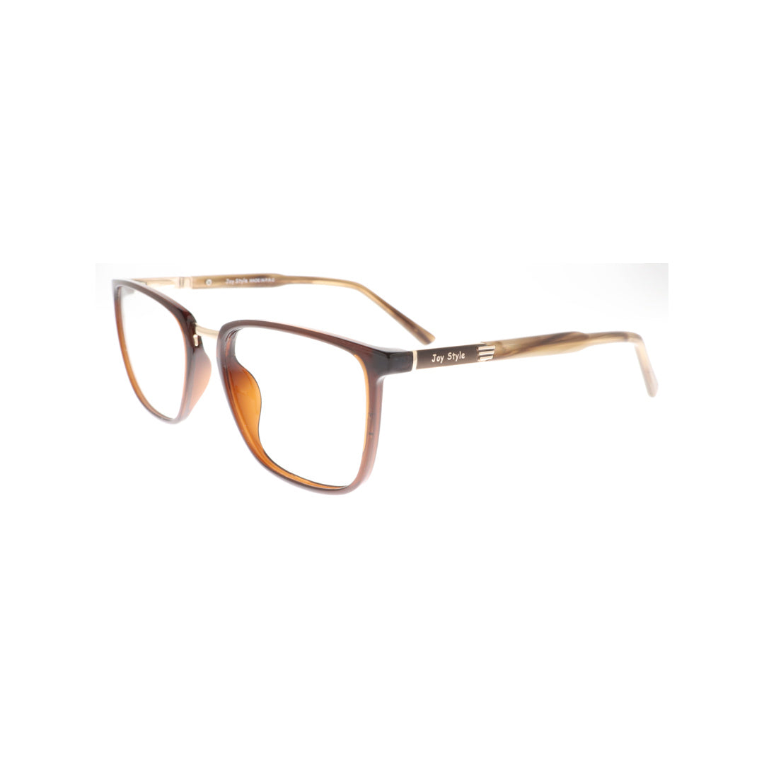 Joy Style For Unisex Eyeglasses Rectangular Shape Size 52 6805c3 Brown