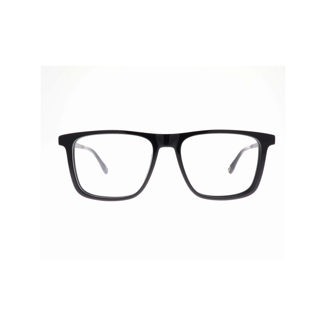 Joy Style For Unisex Eyeglasses Rectangular Shape Size 55 2307c1 Black