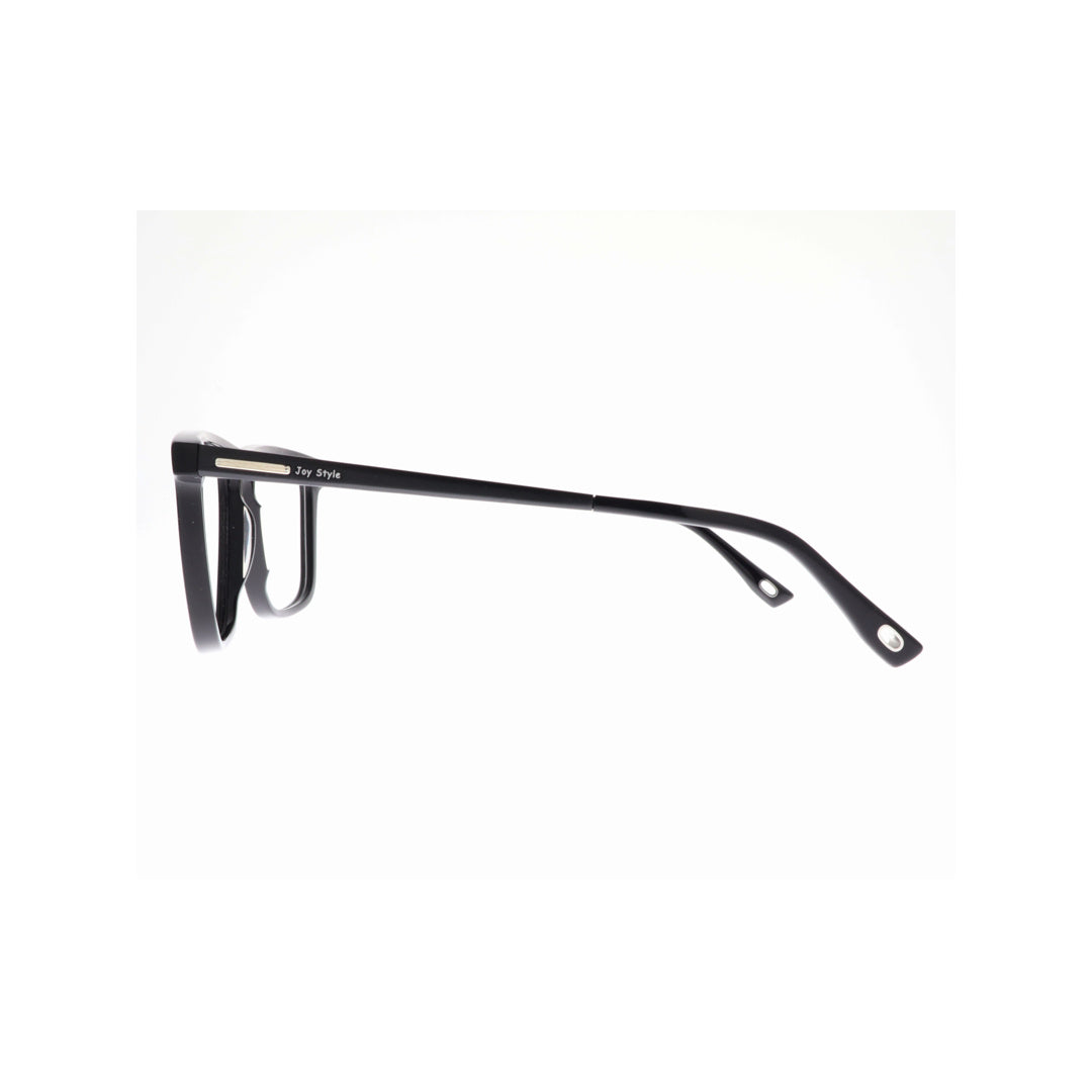 Joy Style For Unisex Eyeglasses Rectangular Shape Size 55 2307c1 Black