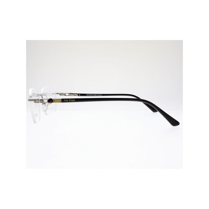 Joy Style For Unisex Eyeglasses Rimless Square Shape Size 52 120368jc2 Black Silver