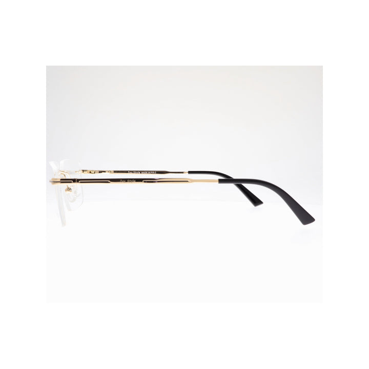 Joy Style For Unisex Eyeglasses Rimless Square Shape Size 52 Ch5603c1 Gold