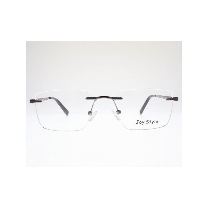 Joy Style For Unisex Eyeglasses Rimless Square Shape Size 52 Ch5603c2 Gunmetal