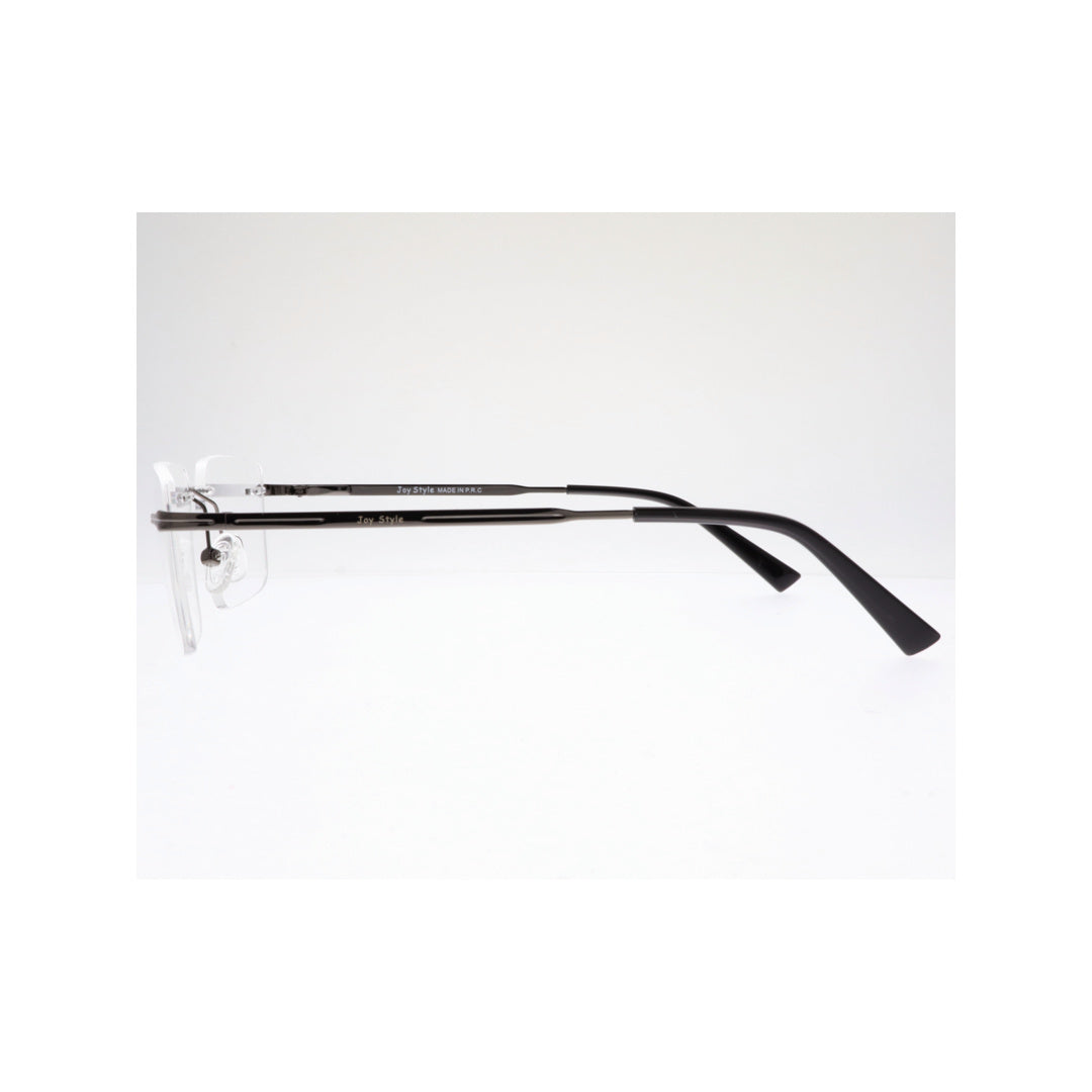 Joy Style For Unisex Eyeglasses Rimless Square Shape Size 52 Ch5603c2 Gunmetal