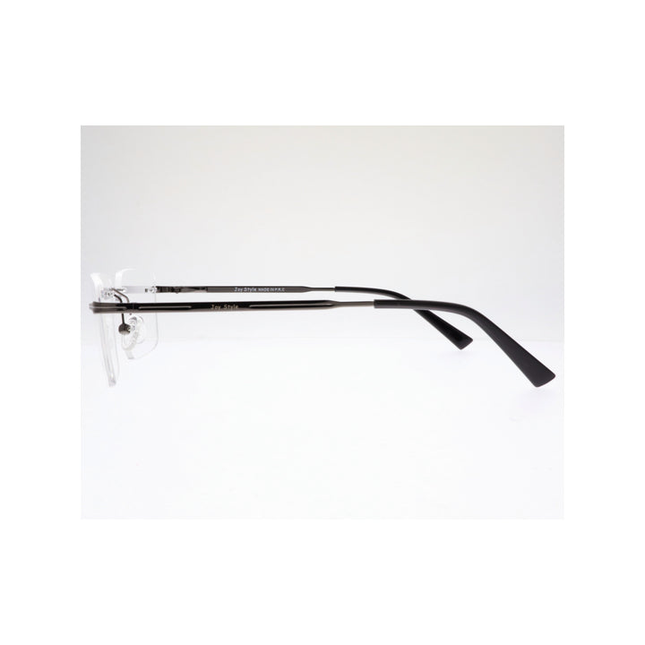 Joy Style For Unisex Eyeglasses Rimless Square Shape Size 52 Ch5603c2 Gunmetal