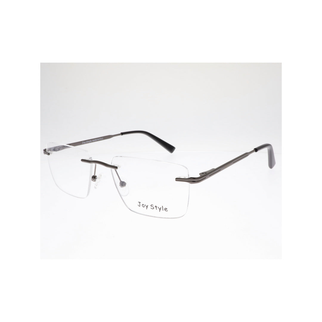 Joy Style For Unisex Eyeglasses Rimless Square Shape Size 52 Ch5603c2 Gunmetal