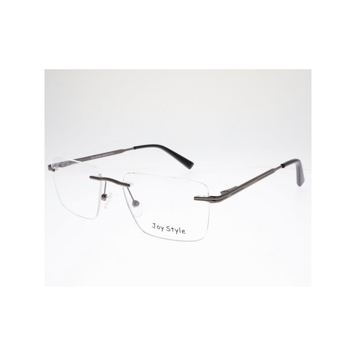Joy Style For Unisex Eyeglasses Rimless Square Shape Size 52 Ch5603c2 Gunmetal