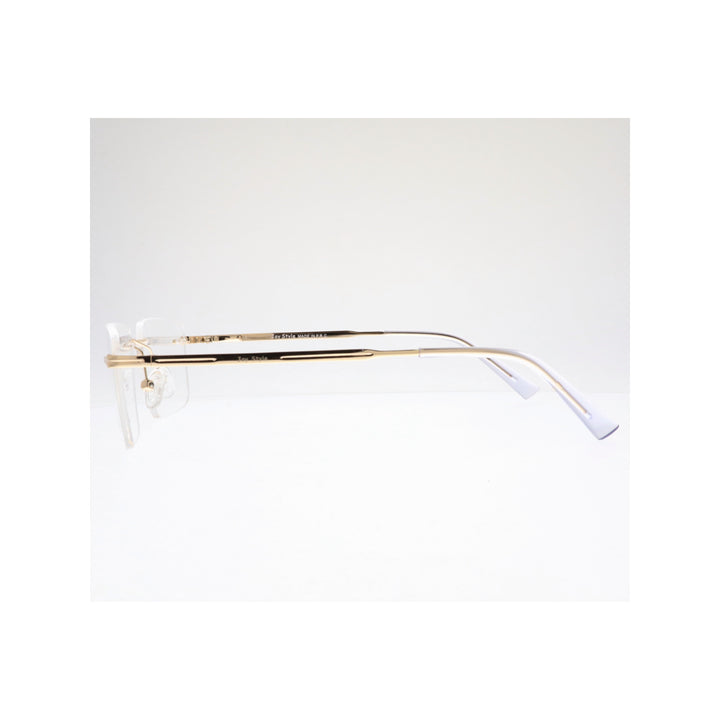 Joy Style For Unisex Eyeglasses Rimless Square Shape Size 52 Ch5603c5 Gold
