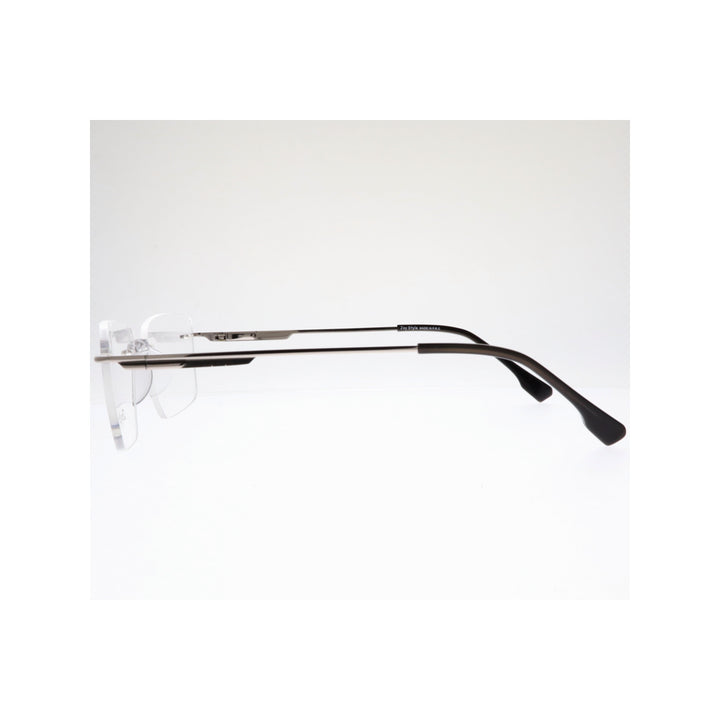 Joy Style For Unisex Eyeglasses Rimless Square Shape Size 52 Ch6601c2 Silver