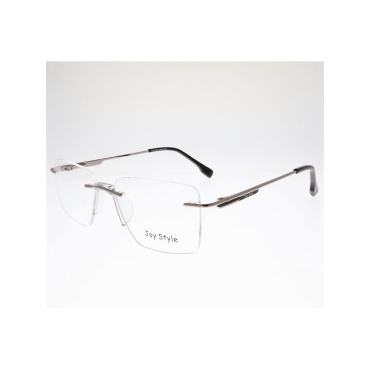 Joy Style For Unisex Eyeglasses Rimless Square Shape Size 52 Ch6601c2 Silver