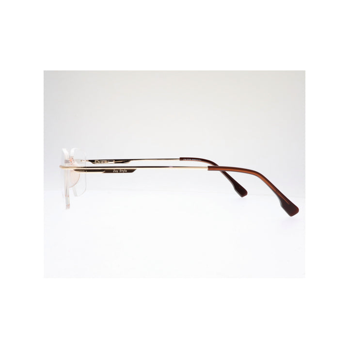 Joy Style For Unisex Eyeglasses Rimless Square Shape Size 52 Ch6601c3 Rosegold