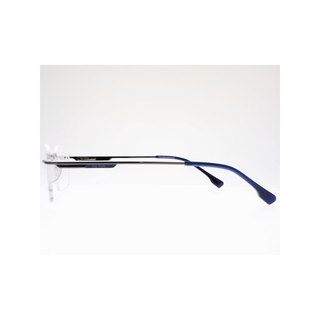 Joy Style For Unisex Eyeglasses Rimless Square Shape Size 52 Ch6601c6 Gunmetal
