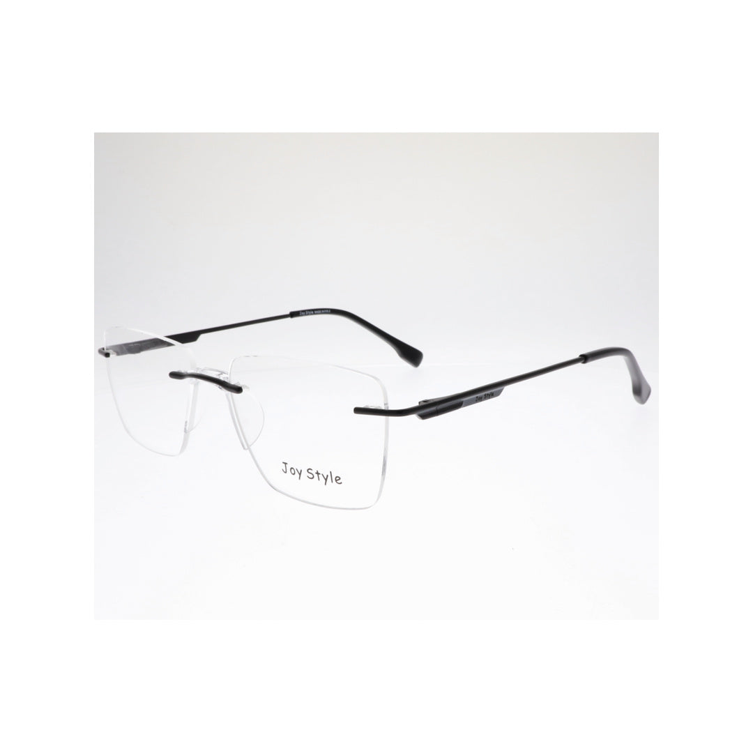 Joy Style For نظارات للجنسين بدون إطار شكل مربع مقاس 53 Ch6600c4 لون رمادي معدني