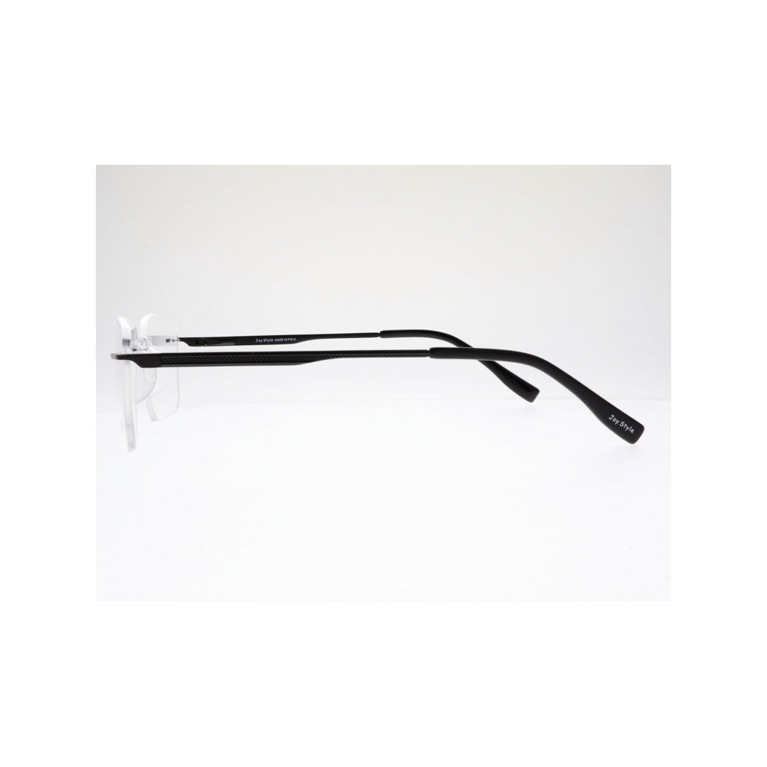 Joy Style For Unisex Eyeglasses Rimless Square Shape Size 53 Ch6602c5 Black