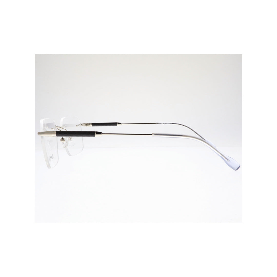 Joy Style For Unisex Eyeglasses Rimless Square Shape Size 54 Ch5600c2 Silver