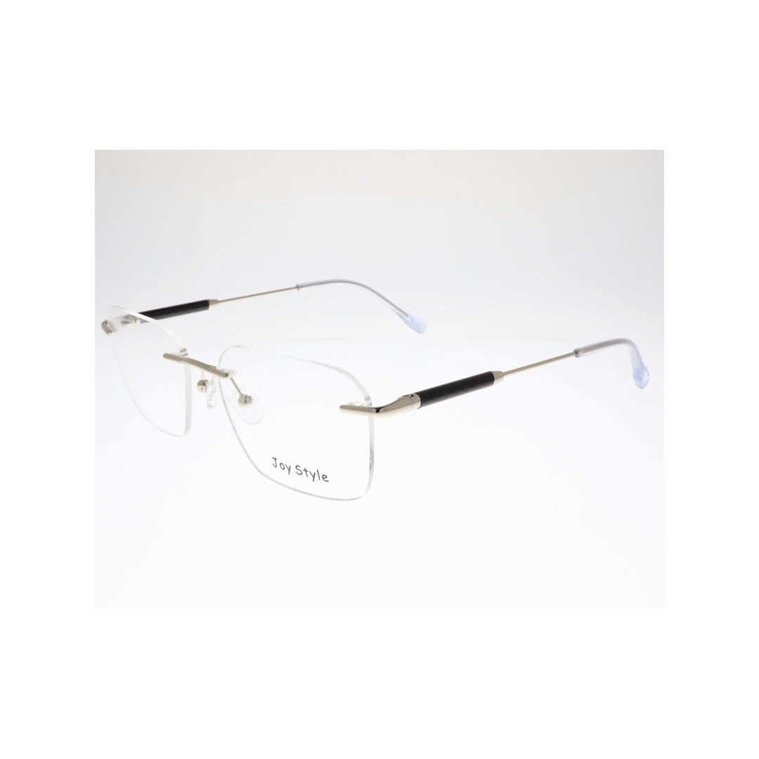 Joy Style For Unisex Eyeglasses Rimless Square Shape Size 54 Ch5600c2 Silver