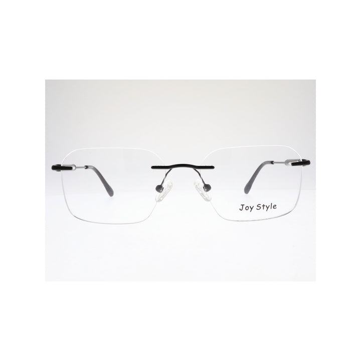 Joy Style For Unisex Eyeglasses Rimless Square Shape Size 54 Ch5600c4 Black