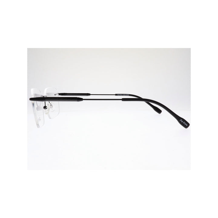 Joy Style For Unisex Eyeglasses Rimless Square Shape Size 54 Ch5600c4 Black