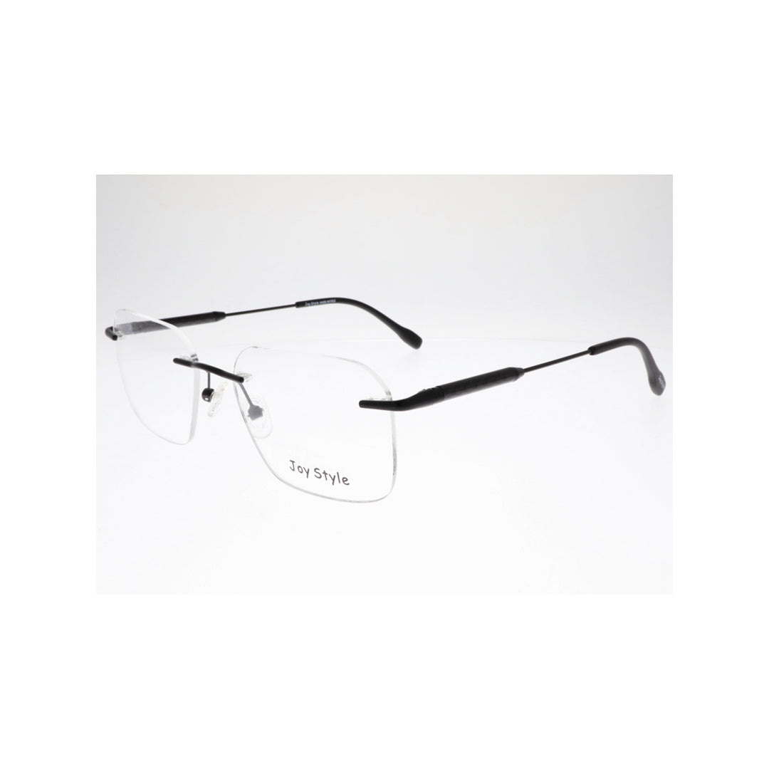 Joy Style For Unisex Eyeglasses Rimless Square Shape Size 54 Ch5600c4 Black