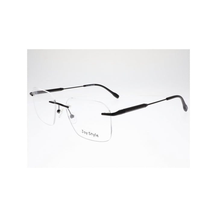 Joy Style For Unisex Eyeglasses Rimless Square Shape Size 54 Ch5600c4 Black