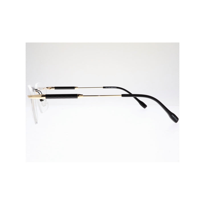 Joy Style For Unisex Eyeglasses Rimless Square Shape Size 54 Ch5601c1 Black Gold
