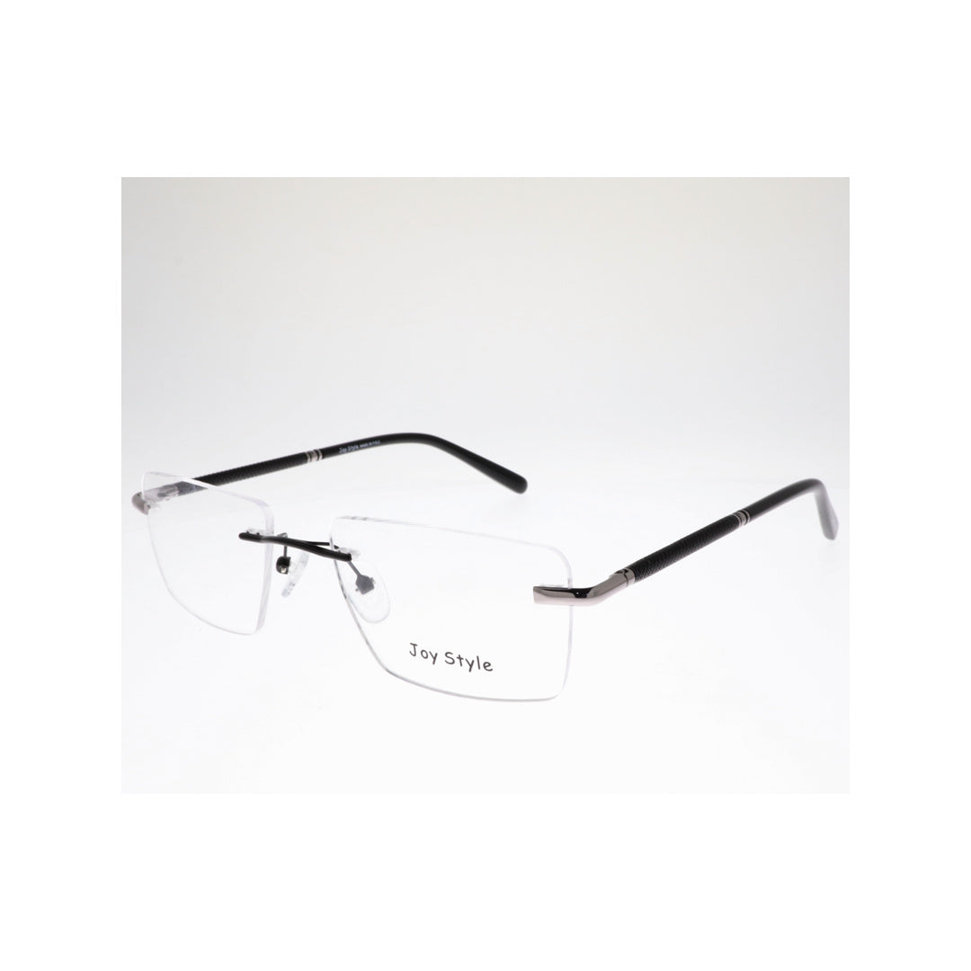 Joy Style For Unisex Eyeglasses Rimless Square Shape Size 54 Old2318mc1 Black
