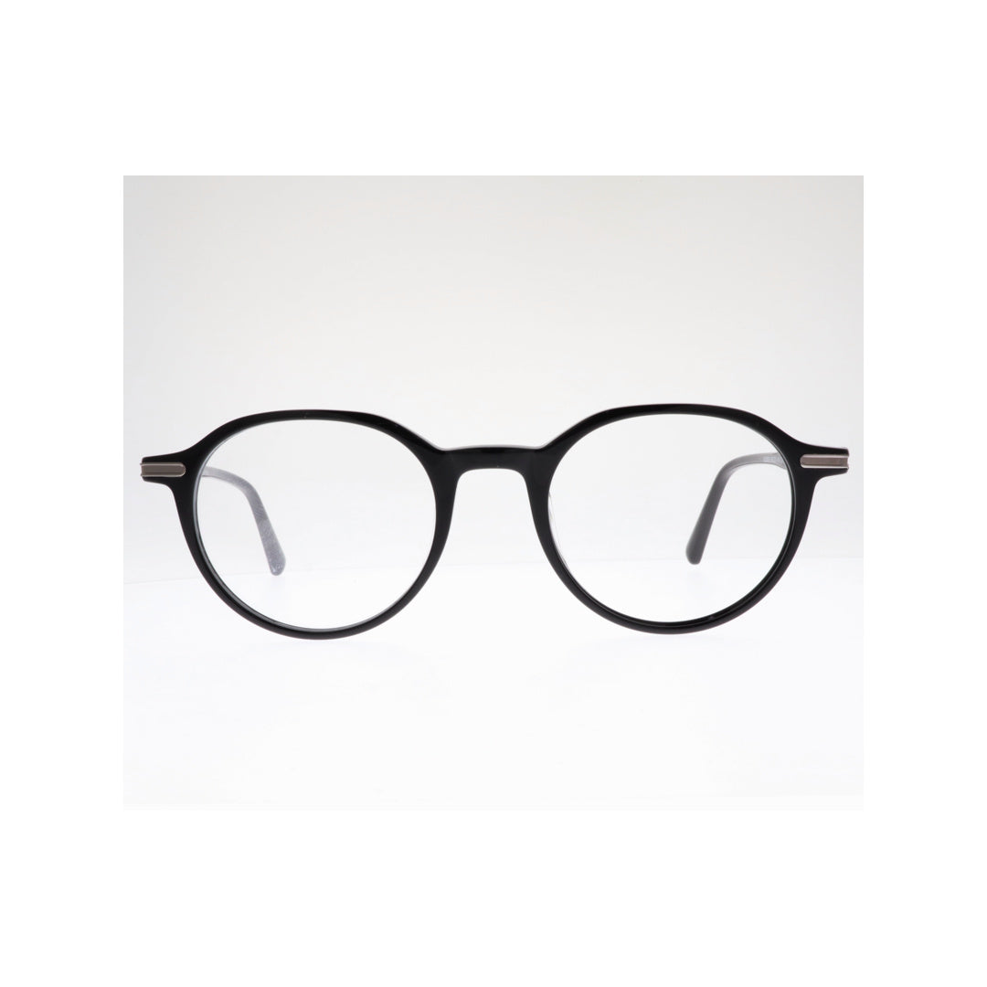 Joy Style For Unisex Eyeglasses Round Shape 48 Old3012c1 Black