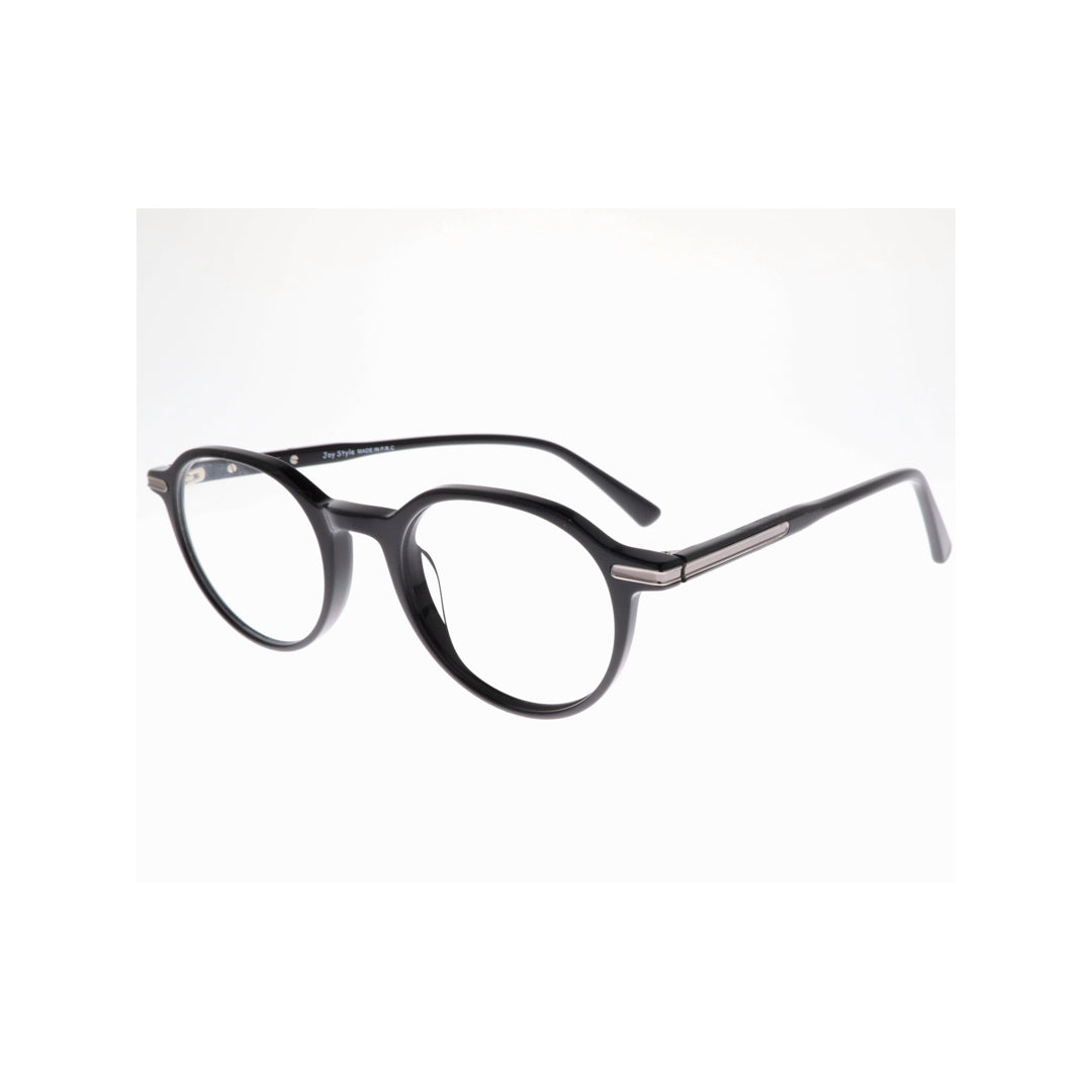 Joy Style For Unisex Eyeglasses Round Shape 48 Old3012c1 Black