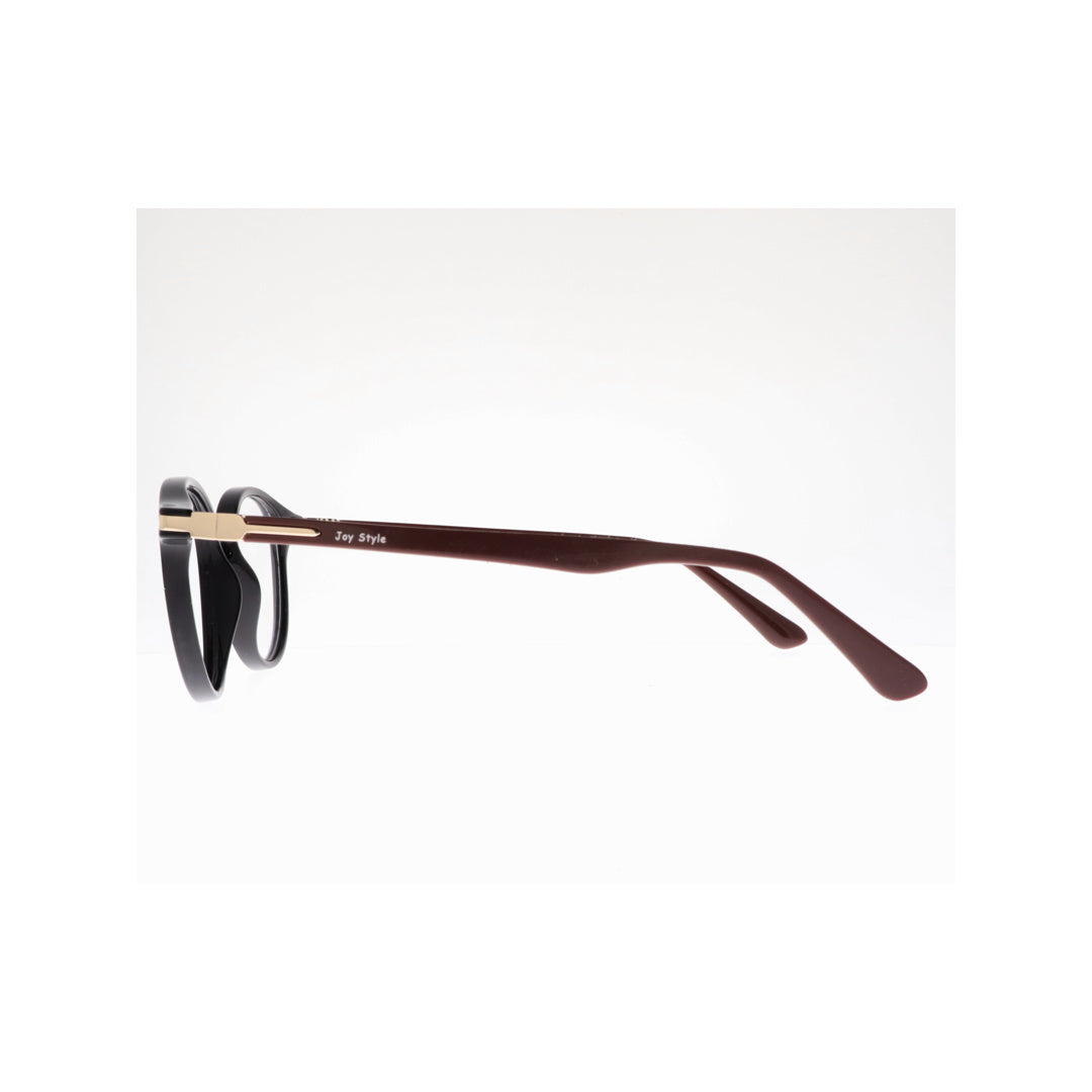 Joy Style For Unisex Eyeglasses Round Shape 48 Rta8002c1 Black Brown