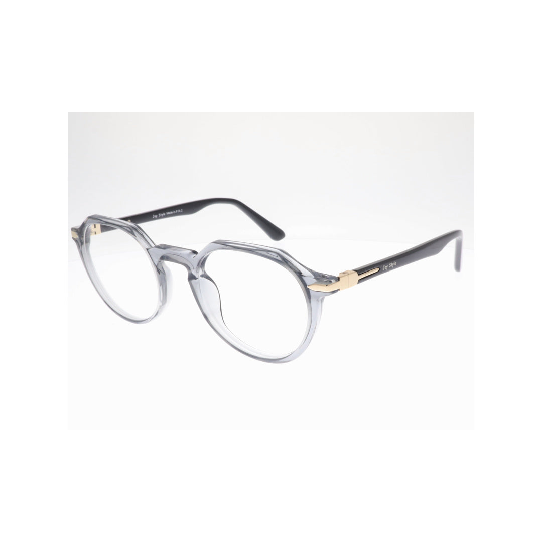 Joy Style For Unisex Eyeglasses Round Shape 50 Rta8001c2 Grey
