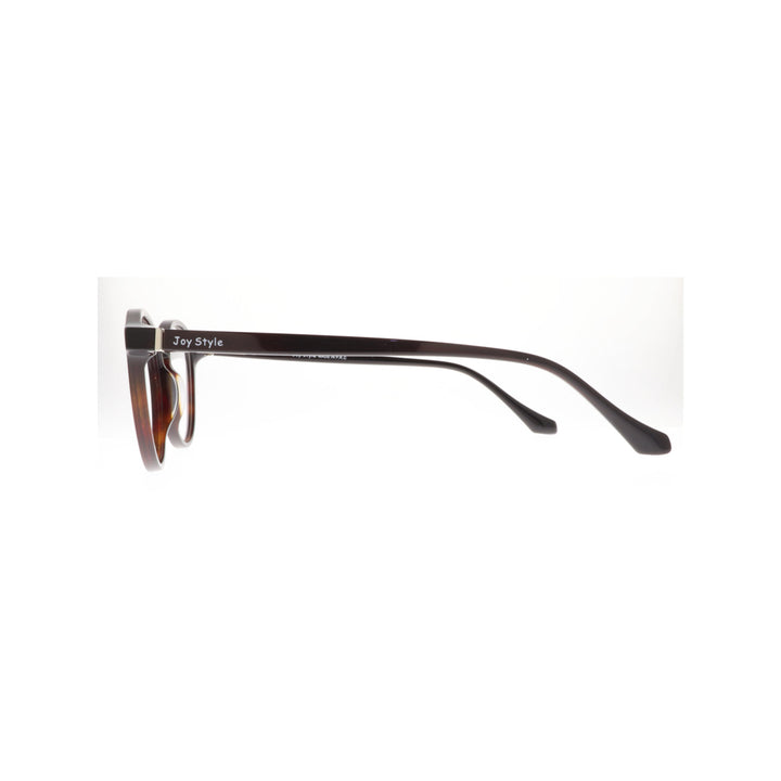 Joy Style For Unisex Eyeglasses Round Shape Size 48 2297c5 Brown