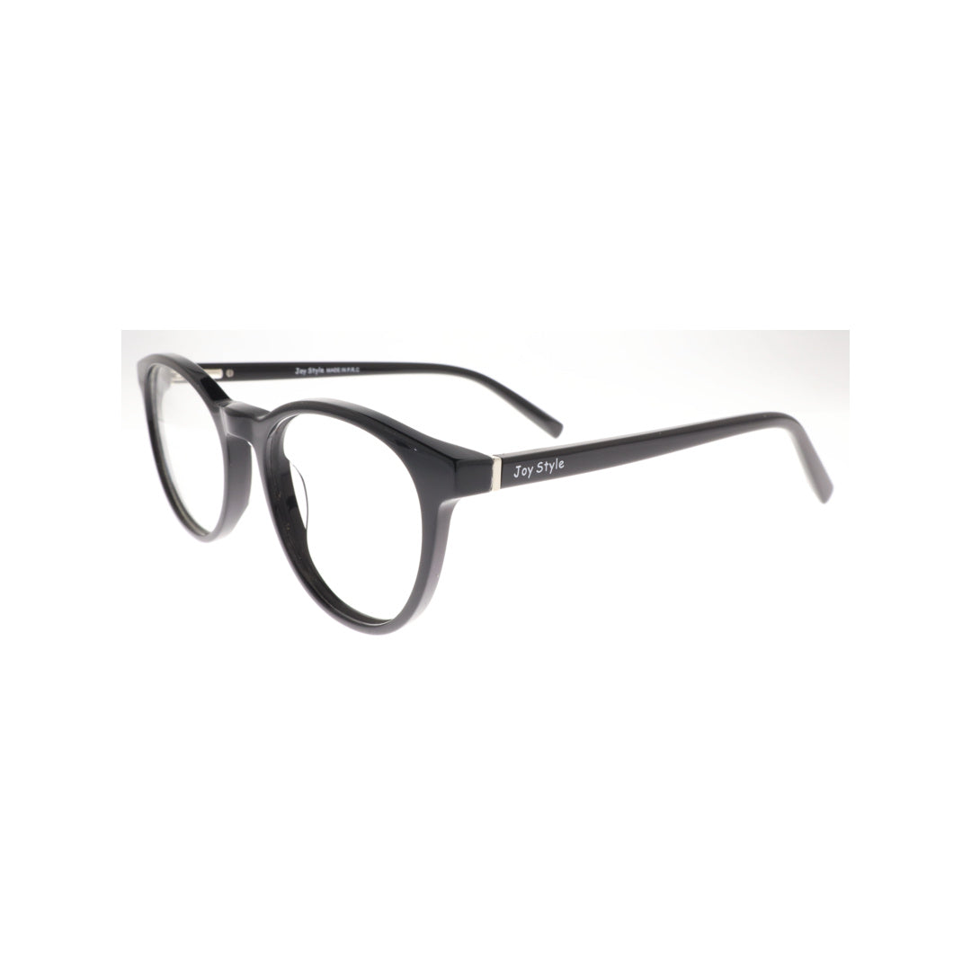Joy Style For Unisex Eyeglasses Round Shape Size 50 2288c1 Black