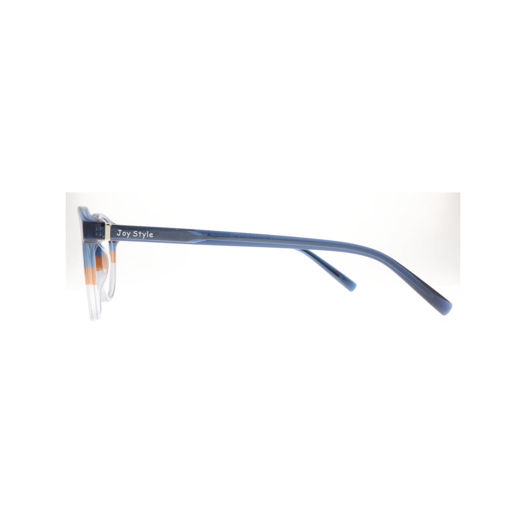 Joy Style For Unisex Eyeglasses Round Shape Size 50 2288c6 Blue Grey Hazel