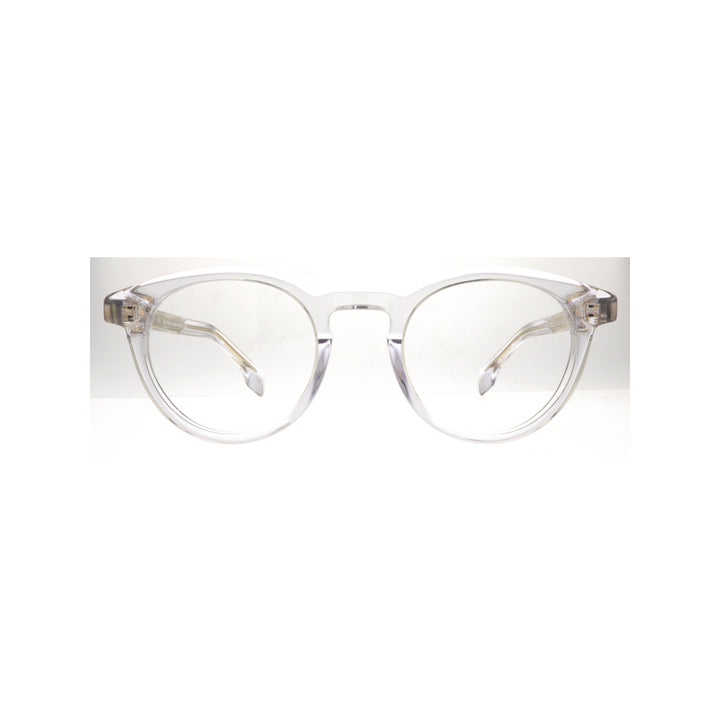 Joy Style For Unisex Eyeglasses Round Shape Size 50 3330c6 Clear