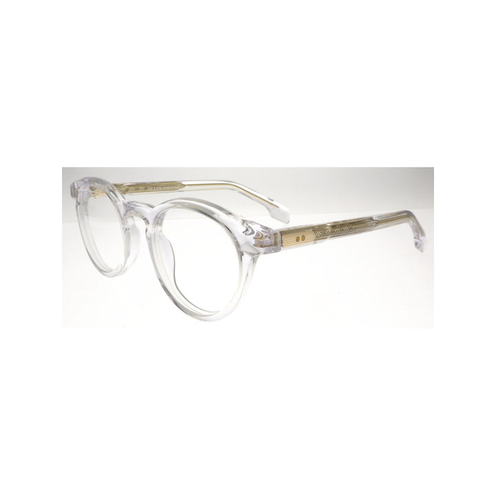 Joy Style For Unisex Eyeglasses Round Shape Size 50 3330c6 Clear