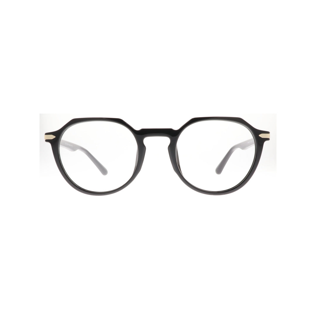 Joy Style For Unisex Eyeglasses Round Shape Size 50 8001c1 Black