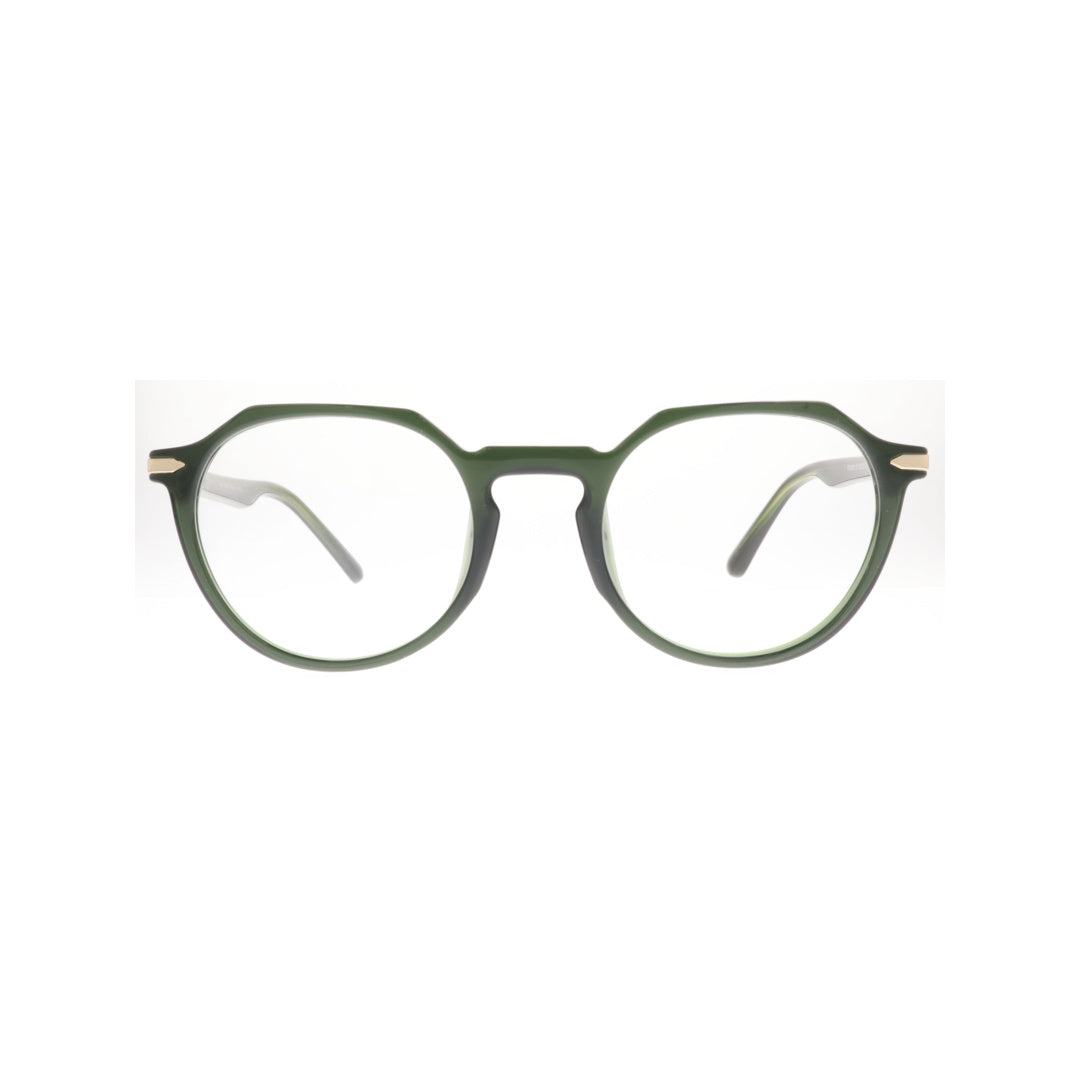 Joy Style For Unisex Eyeglasses Round Shape Size 50 8001c3 Green