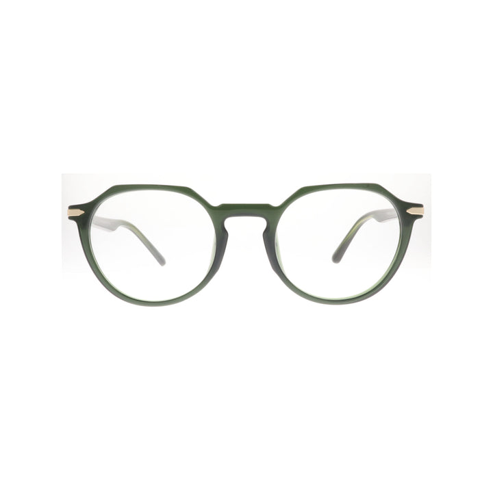 Joy Style For Unisex Eyeglasses Round Shape Size 50 8001c3 Green