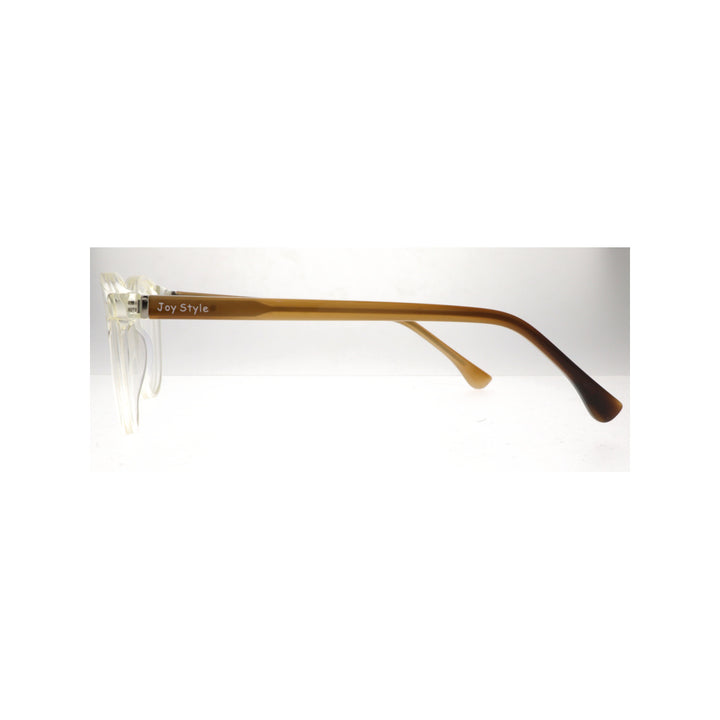 Joy Style For Unisex Eyeglasses Round Shape Size 51 2310c3 Clear Brown
