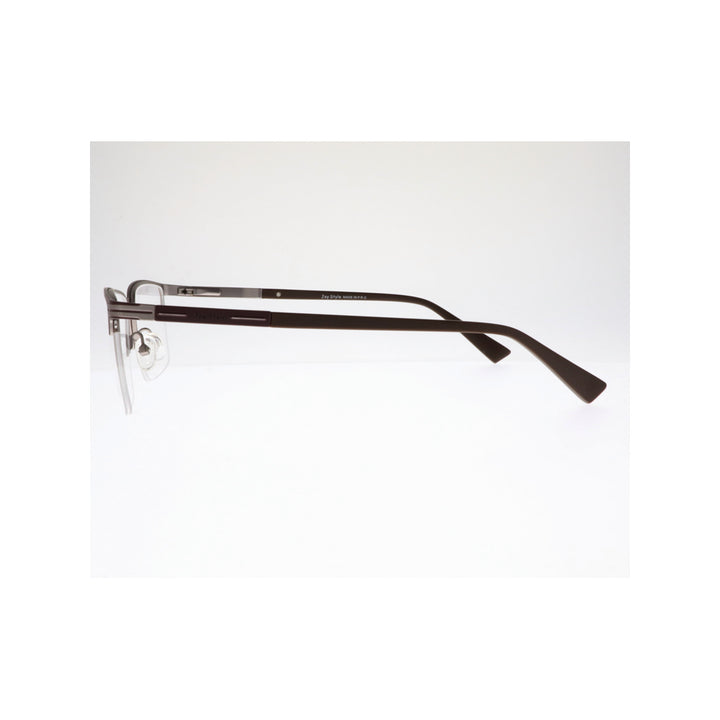 Joy Style For Unisex Eyeglasses Semi Rimless Square Shape Size 54 Old1081mc5 Matte Brown