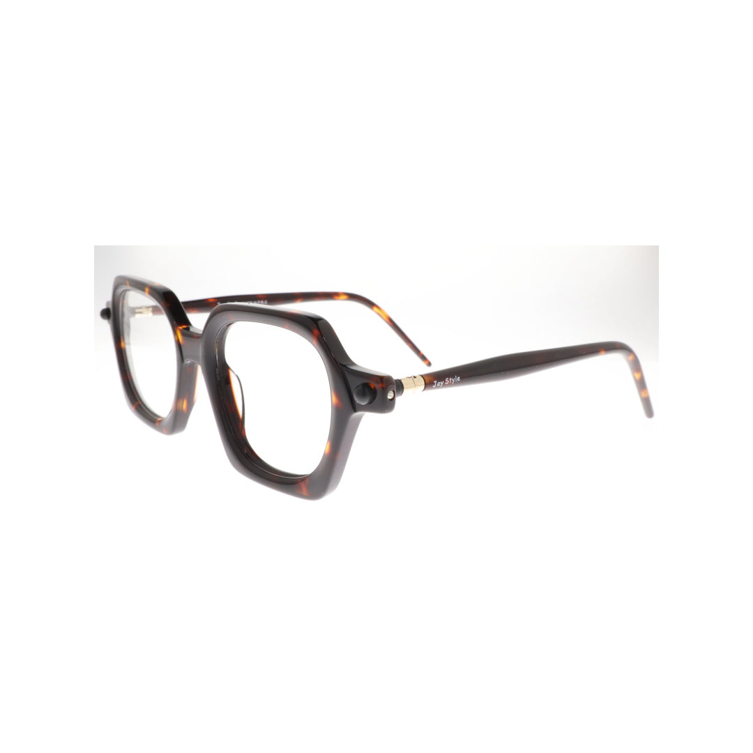 Joy Style For Unisex Eyeglasses Square Shape Size 48 5869c2 Tortoiseshell Brown