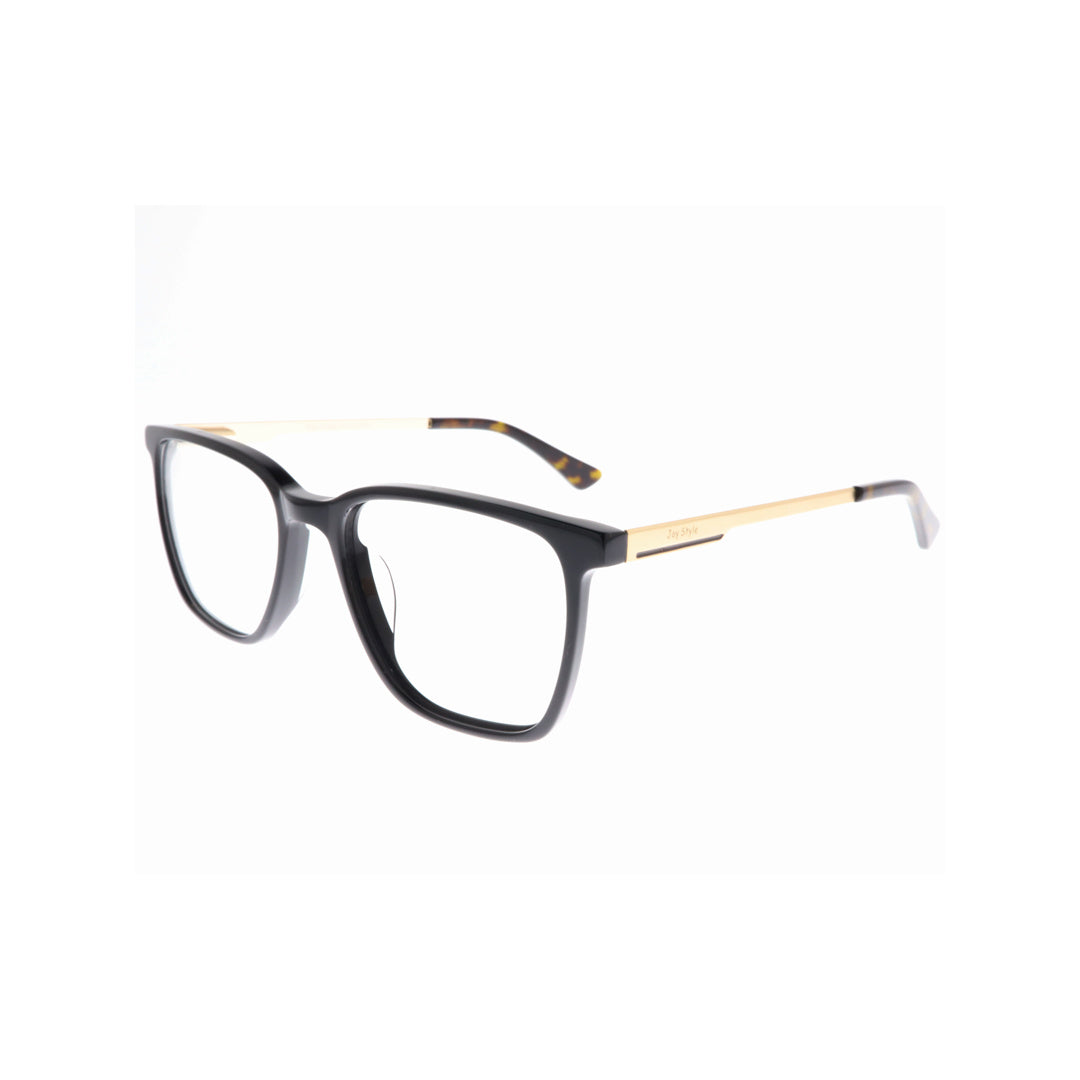 Joy Style For Unisex Eyeglasses Square Shape Size 52 1301c2 Black