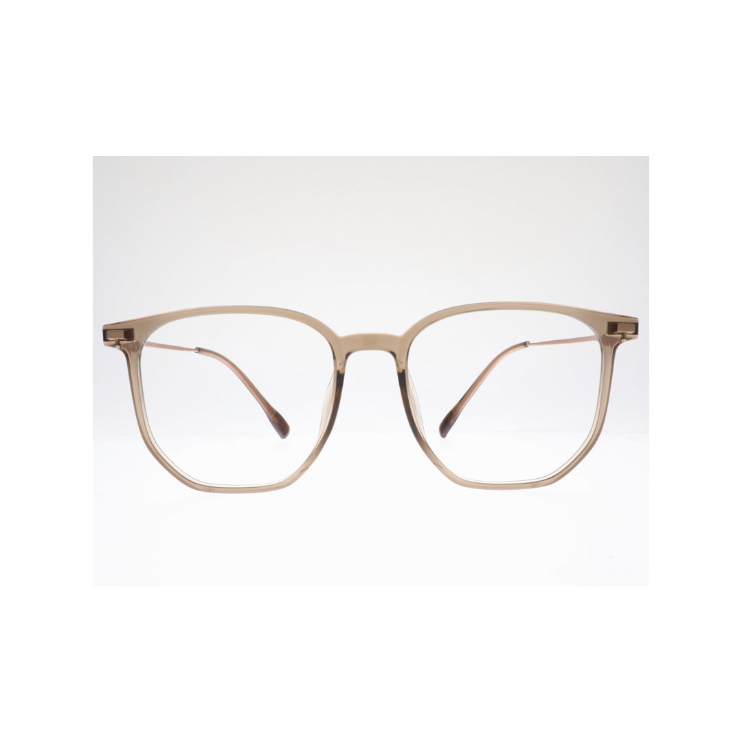 Joy Style For Unisex Eyeglasses Square Shape Size 52 23603c5 Beige Brown